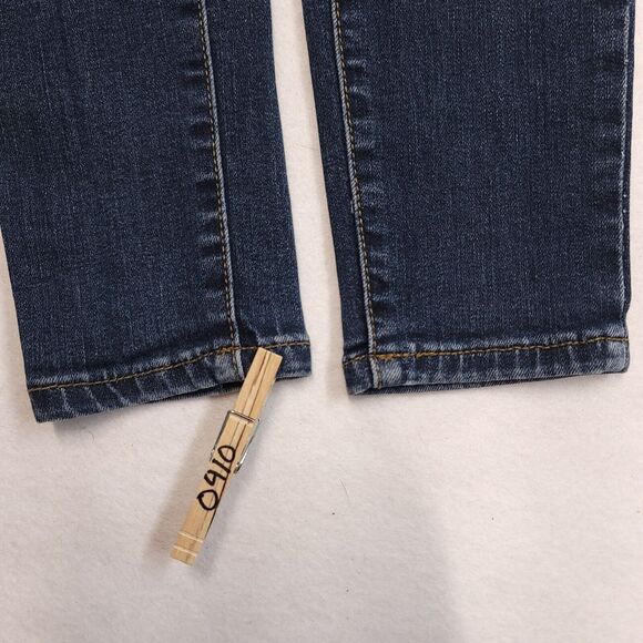 Old Navy Mid Rise Casual Medium Wash Button Zip Jeans Womens Size 2 Blue - Picture 3 of 8